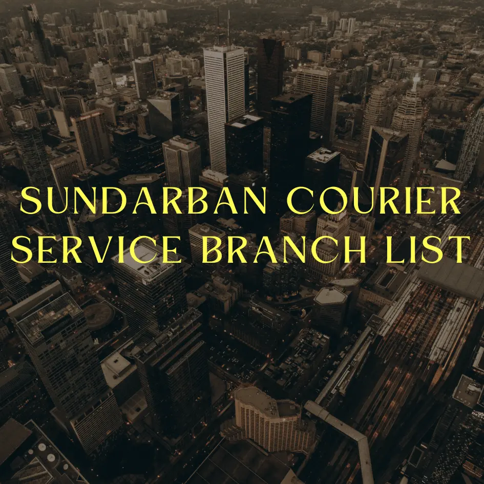 Sundarban Courier Service Branch List
